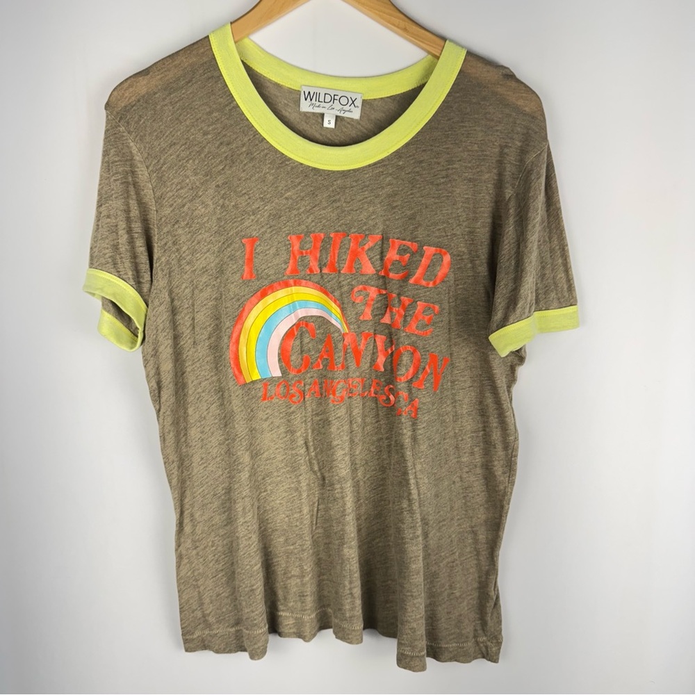 Wildfox I Hiked The Canyon Los Angeles Graphic T Shirt
